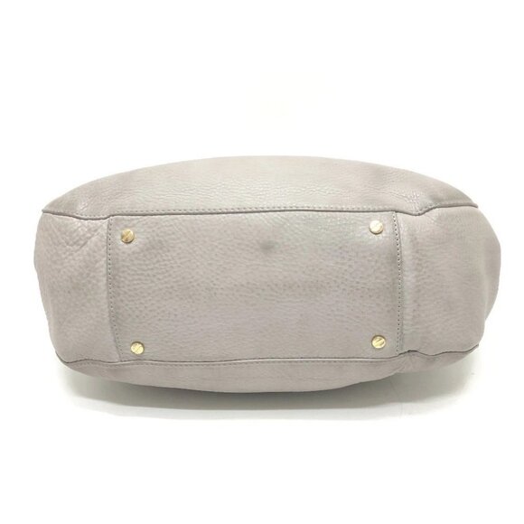 Tory Burch logo Tote bag Leather gray/GoldHardware - Picture 5 of 15